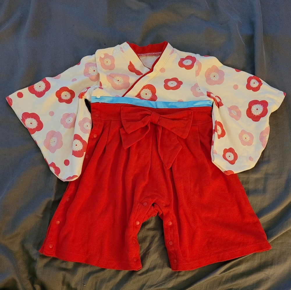 Baby Girls Japanese Kimono Costume - 12/18 months